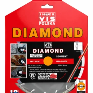 Диск відрізний алмазний сегментний Inter-Vis Diamond 230 мм