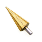 Свердло ступінчасте HSS з титановим покриттям (4–32 мм)