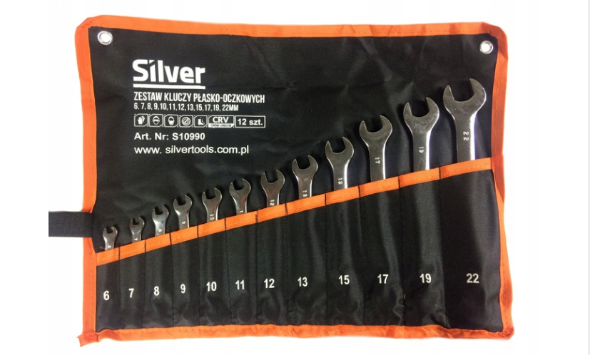 Набір комбінованих ключів Silver 12 шт. (6–22 мм)